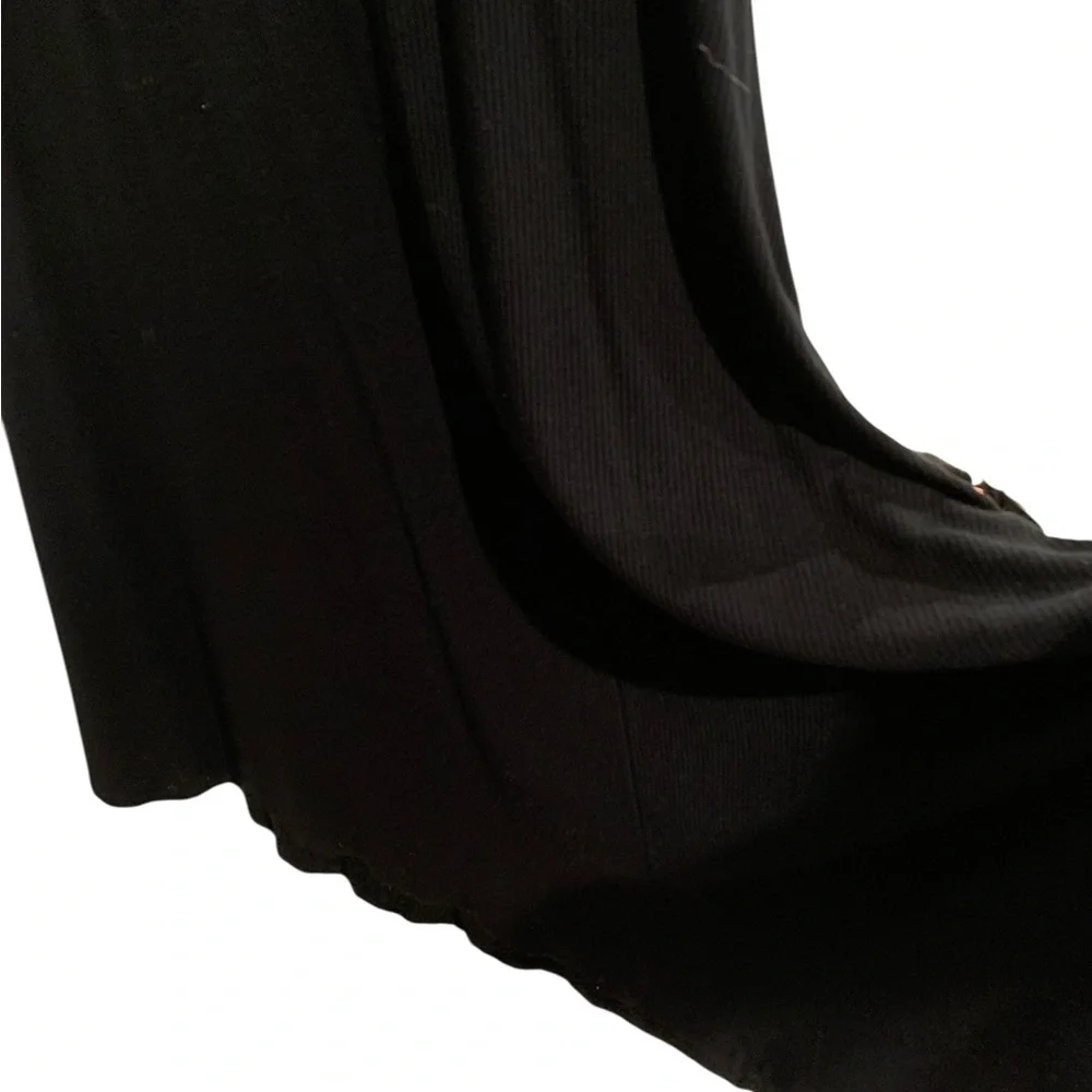 Maternity DressGAP Black Spaghetti Strap Dress Flowy Full Hem. maternity Dress